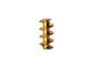 DIN3974/ 9 Small Bronze Worm Gear Sets 4 Teeth 0.7 Module
