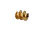 RoHS C36000 Brass Miniature Worm Gear 1 Tooth 1.5 Module AGMA